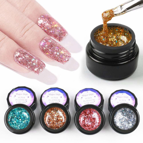 8 Ml Uv Esmalte De Uñas De Gel Súper Brillante Brillo